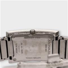 Womens Movado Sapphire Crystal Swiss Watch Stainless Steel Bracelet 84 A1 2432
